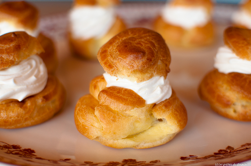 Choux à la crème Chantilly au Mascarpone - Le Gourmand Du Dimanche